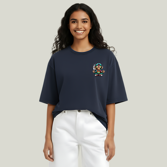 Peace Out | Oversized Graphic T-Shirt