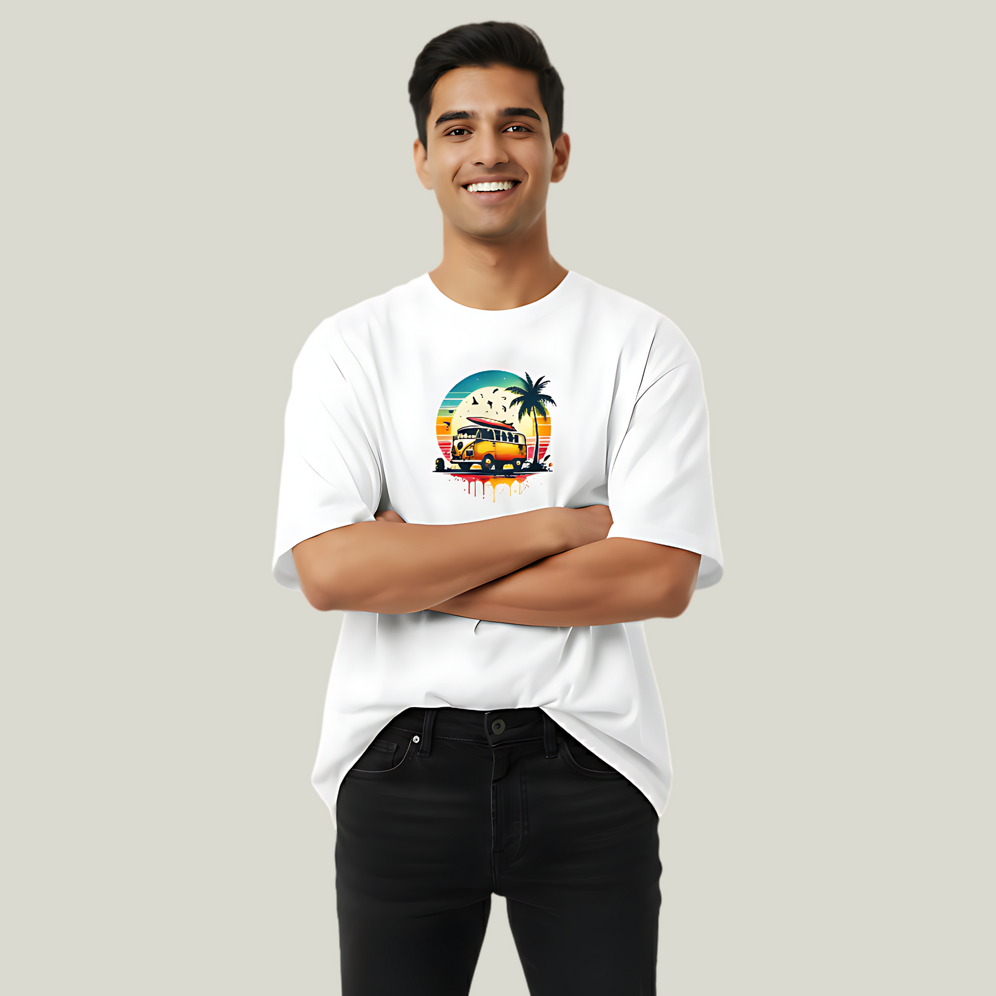 Wander & Wave | Oversized Graphic T-Shirt