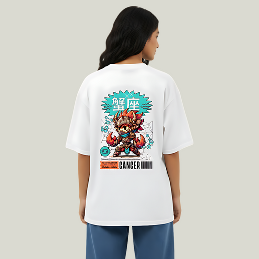 Cancer | Oversized Graphic T-Shirt