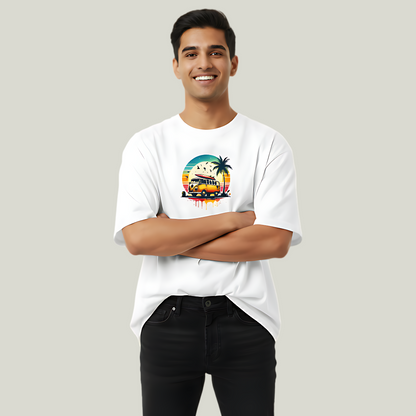 Wander & Wave | Oversized Graphic T-Shirt