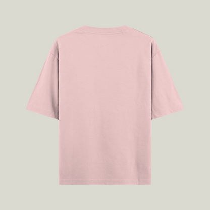 Baby Pink Oversized Solid T-Shirt