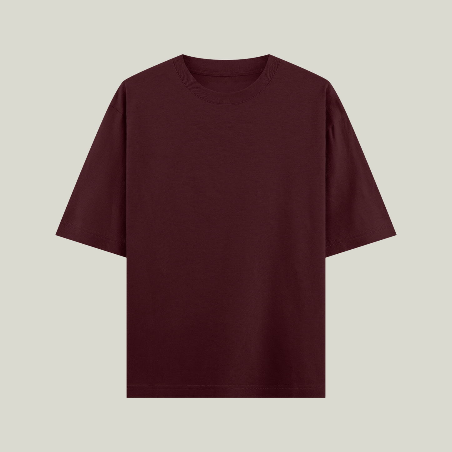 Maroon Oversized T-Shirt
