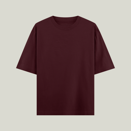 Maroon Oversized T-Shirt