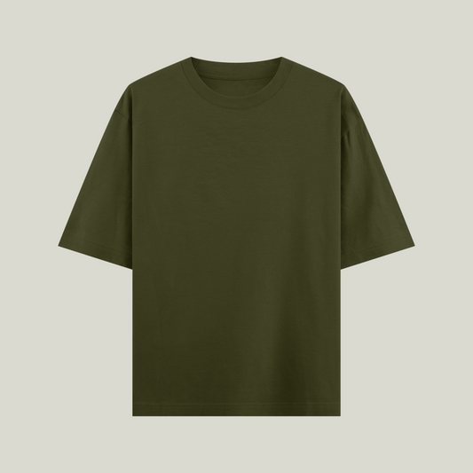Olive Green Oversized T-Shirt