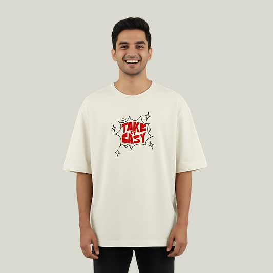Take It Easy | Oversized Graphic T-Shirt