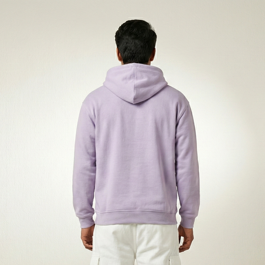 Solid Lavender Hoodie for Men and Women