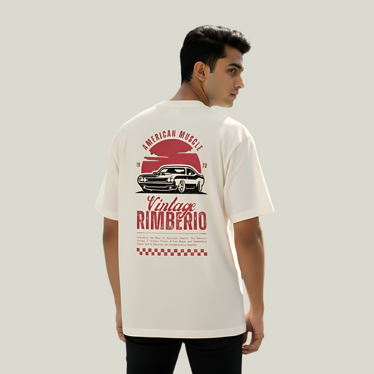 Vintage American Muscle | Oversized Graphic T-Shirt