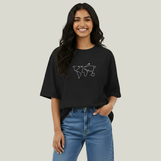 Wanderlust | Oversized Graphic T-Shirt